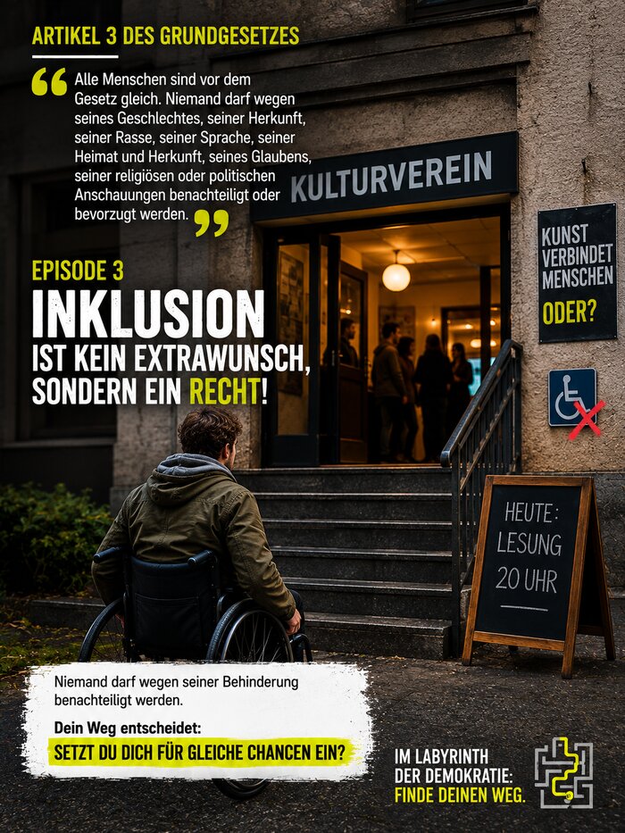 Episode 3: Inklusion ist kein Extrawunsch, sondern ein Recht! – Artikel 3 des Grundgesetzes